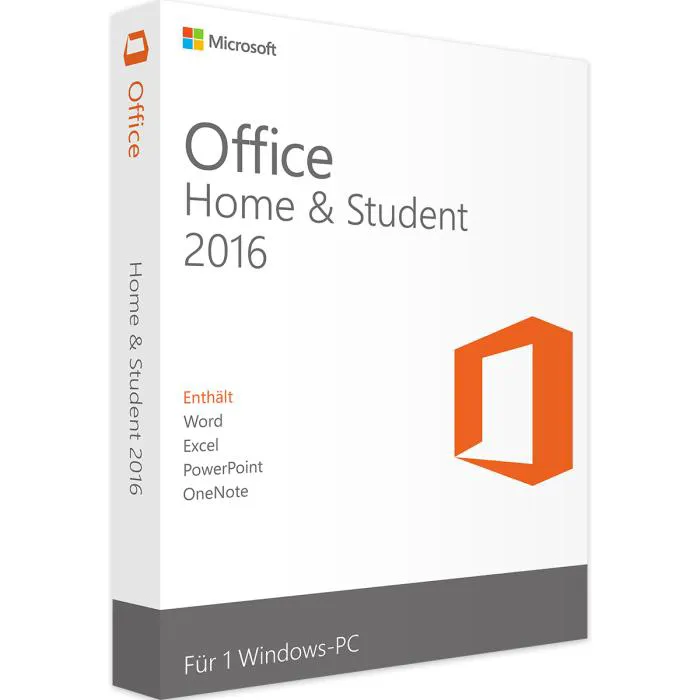 Microsoft Office 2016 Home and Student - Sofort-Download - Product Key - Blitzversand | Software-Dealz.de