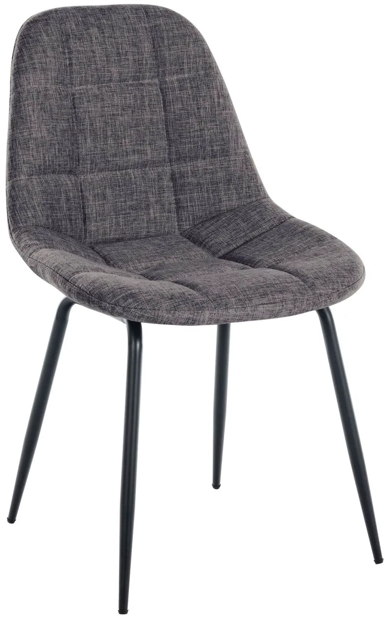 Stuhl Tom Stoff hellgrau