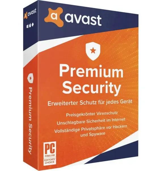 Avast Premium Security 2026 (Geräte: 1 Gerät / Laufzeit: 1 Jahr)