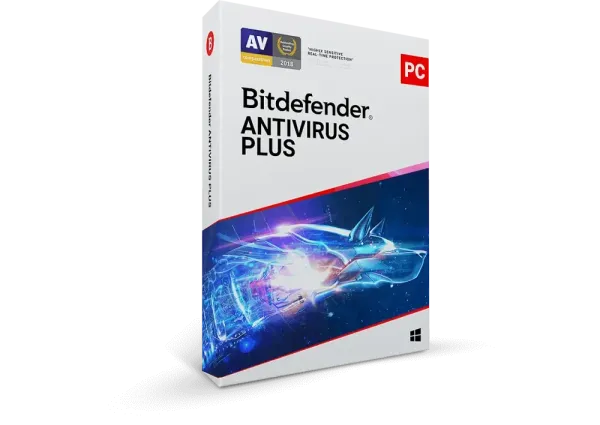 Bitdefender Antivirus Plus 2026 (Laufzeit: 1 Jahr / Geräte: 5 Geräte)