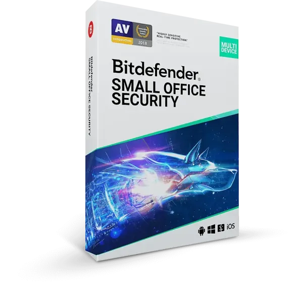 Bitdefender Small Office Security 2026 (Laufzeit: 2 Jahre / Geräte: 5 Geräte)