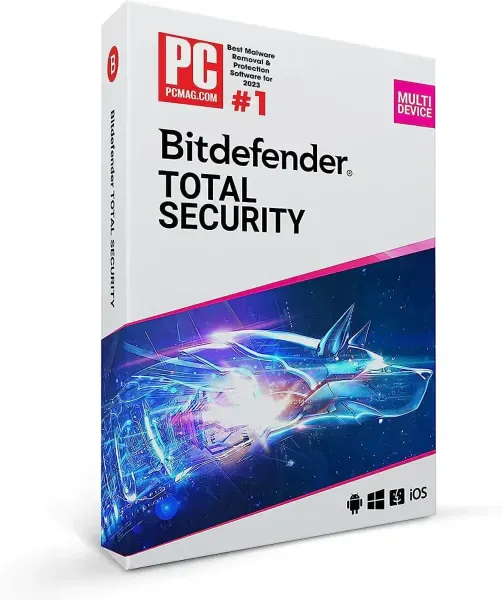 Bitdefender Total Security 2026 (Laufzeit: 2 Jahre / Geräte: 5 Geräte)