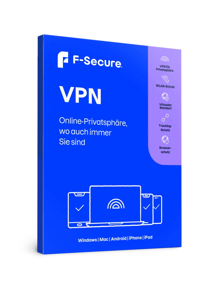F-Secure VPN (5 Devices - 2 Years) ESD
