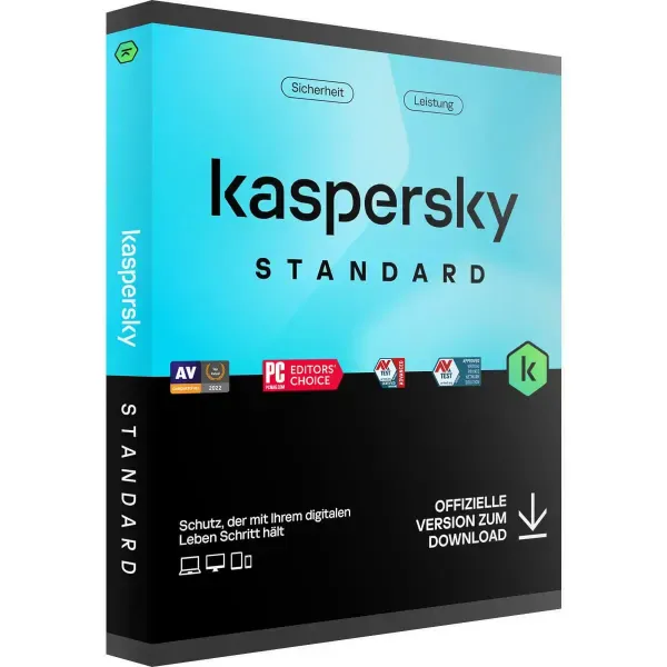 Kaspersky Standard 2026 (Laufzeit: 2 Jahre / Geräte: 3 Geräte)