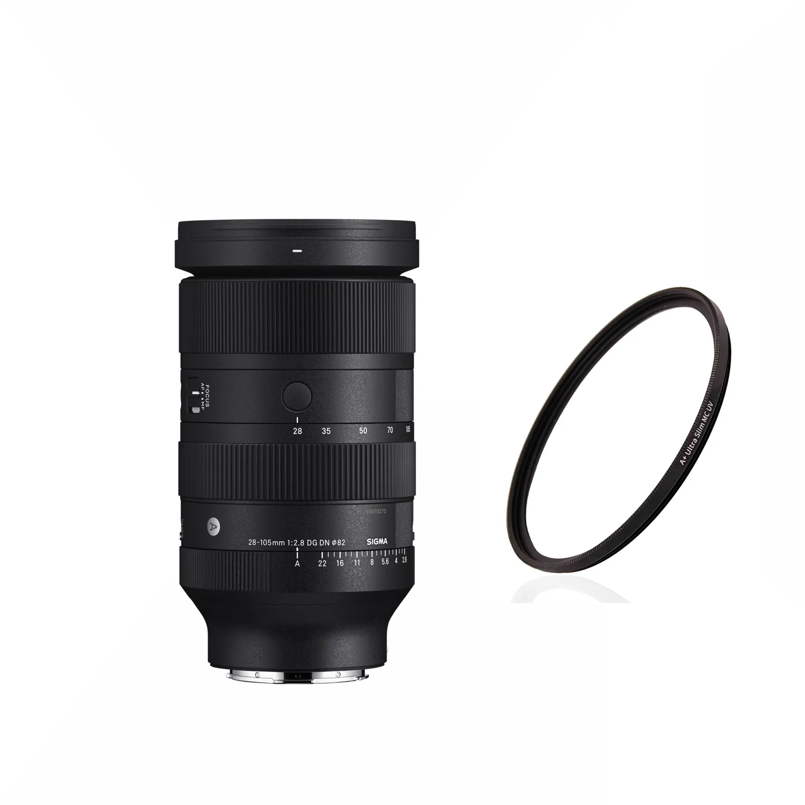 Sigma Art 28- 2.8 DG DN für L-Mount + V.M.C. Slim UV-Filter