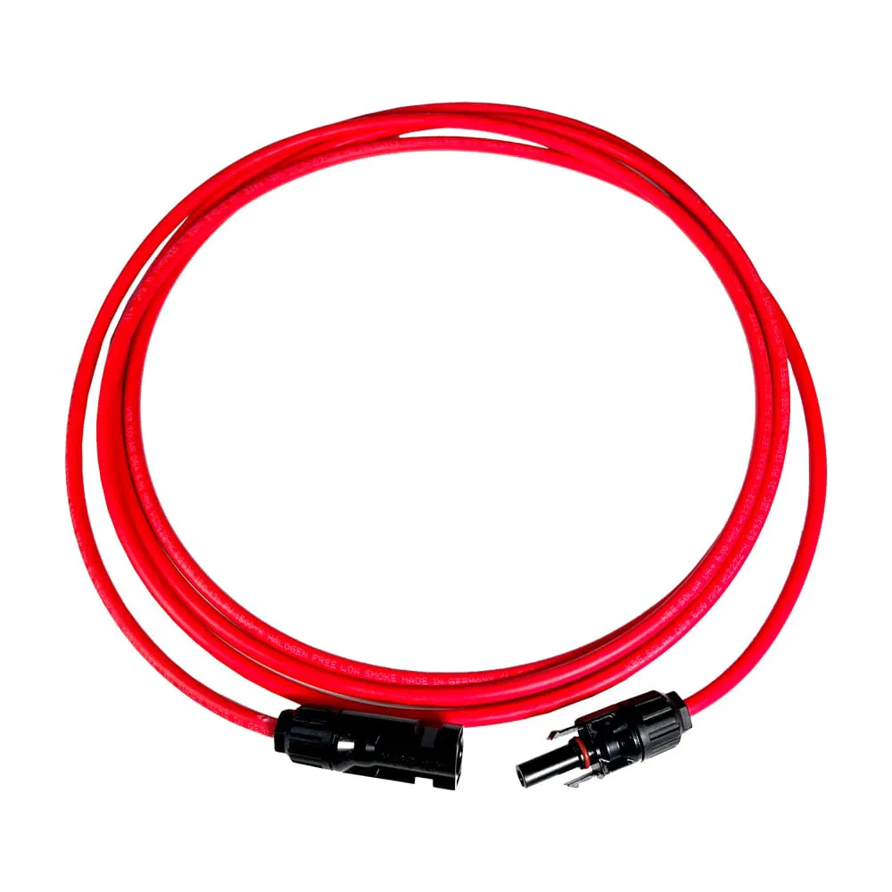 3 Meter PV Kabel ² mit MC4 Stecker TÜV geprüft
